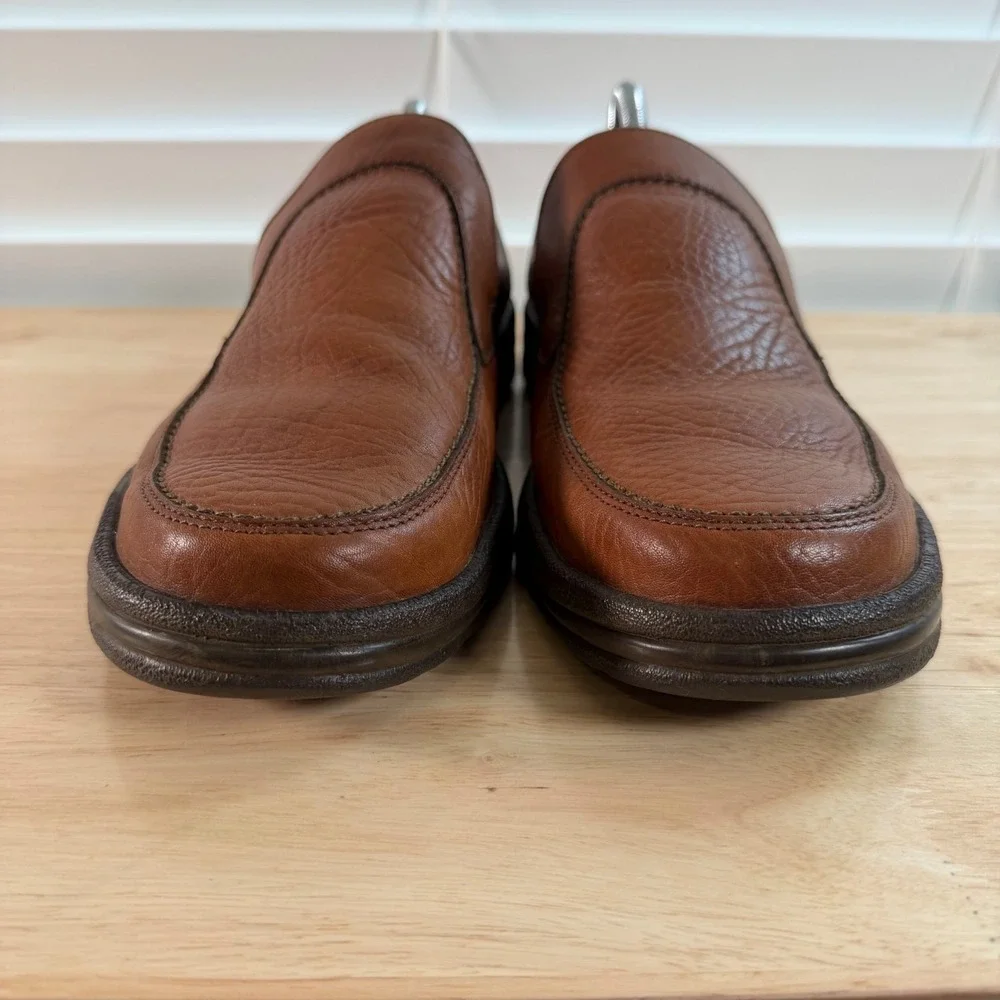 Mephisto Loafers Men's Dark Brown Leather Slip-On Round Toe Casual - 11.5
